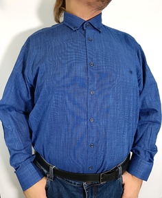 Рубашка мужская Castelli 16319 синяя 4XL