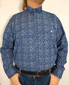 Рубашка мужская Castelli 163331 синяя 3XL