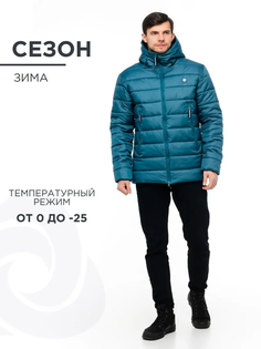 Куртка мужская CosmoTex Окланд Premium бирюзовая 104-108/170-176