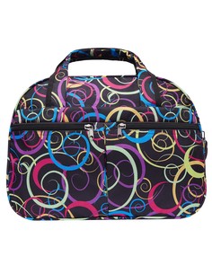 Дорожная сумка унисекс BAGS-ART LM 40-48 черная/желтая, 30x41x20 см