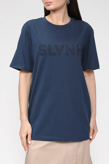Футболка женская Silvian Heach GPP23126TS синяя L