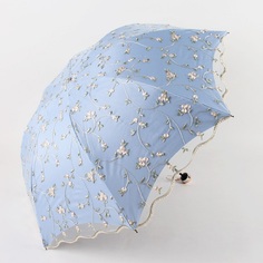 Зонт женский WASABI TREND ZONT-0001-1 голубой