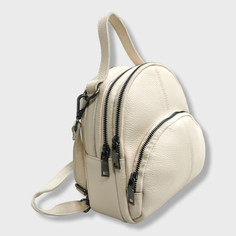 Сумка-рюкзак женская BRUONO STN-9029 бежевая, 21х19х8 см