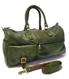 Дорожная сумка мужская Black Buffalo Stranger зеленая, 55х26х23 см