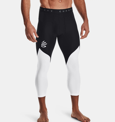 Тайтсы Under Armour Curry Undrtd 3 4 Tight мужские, 77-1362586, Black, размер XS