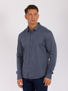Рубашка мужская DAIROS GD81100478 синяя XL