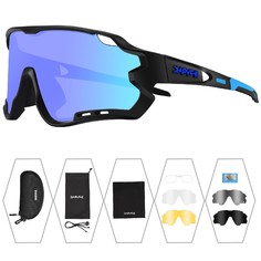 Спортивные солнцезащитные очки мужские Kapvoe KEBRDS синие