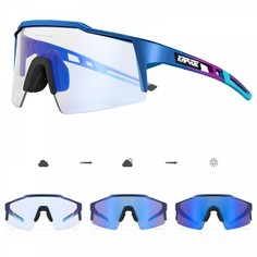 Спортивные солнцезащитные очки мужские Kapvoe REVO-KE9023-PC синие