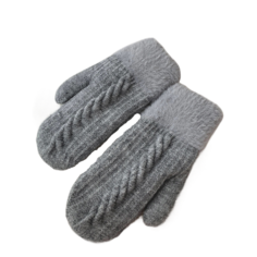 Варежки женские WASABI TREND WH-00044 серые, one size