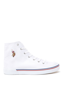 Кеды мужские U.S. POLO Assn. S081SZ0330Y23LINEN-U_VR белые 44 RU