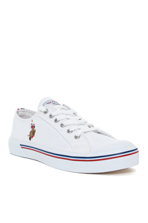 Кеды мужские U.S. POLO Assn. S081SZ0330Y22LINEN_VR белые 45 RU