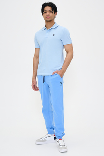 Спортивные брюки мужские U.S. POLO Assn. G081SZ0OP0GARLA-R голубые XS