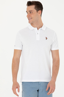 Футболка мужская U.S. POLO Assn. G081SZ0110TP10IY023 белая 2XL