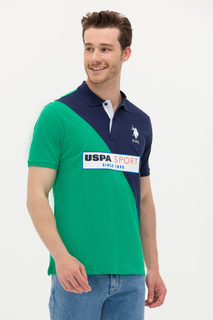 Футболка мужская U.S. POLO Assn. G081SZ0110T-JOPEL зеленая 2XL