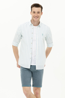 Рубашка мужская U.S. POLO Assn. G081GL0040RAVES белая 2XL