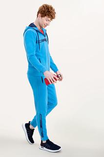 Спортивные брюки мужские U.S. POLO Assn. G081SZ0OP0RC-MIZVE голубые S