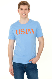 Футболка мужская U.S. POLO Assn. G081SZ0110GEARTIY022 голубая XS