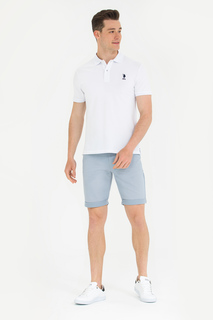 Шорты мужские U.S. POLO Assn. G081SZ0DB0TIRIS-M-I голубые 28