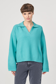 Пуловер женский Baon B1323521 зеленый XL