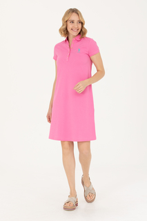 Платье женское U.S. POLO Assn. G082GL0750GURLIN23 розовое 2XS