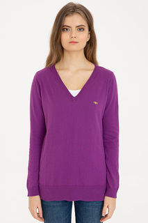 Пуловер женский U.S. POLO Assn. G082SZ0TK0ORINAV фиолетовый XS