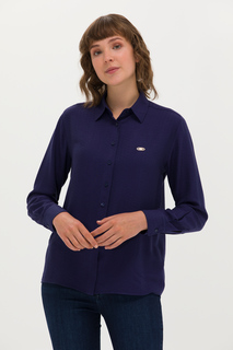 Рубашка женская U.S. POLO Assn. G082SZ0040RC-DESER синяя 38