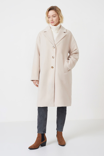 Пальто женское Baon B0623502 бежевое XL