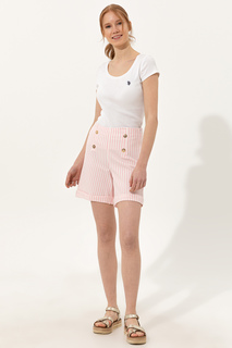 Шорты женские U.S. POLO Assn. G082SZ0310NOLA белые 38