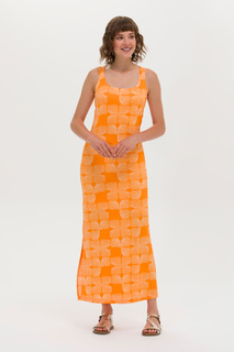 Платье женское U.S. POLO Assn. G082SZ0750MABLE оранжевое 2XS
