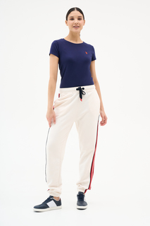 Спортивные брюки женские U.S. POLO Assn. G082SZ0OP0R-KEBNASE белые L