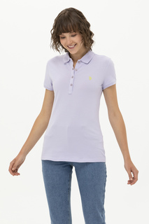 Футболка женская U.S. POLO Assn. G082SZ0110TP0122-OML фиолетовая XS