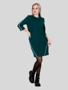 Платье женское Elenatex П-150 зеленое 60 RU