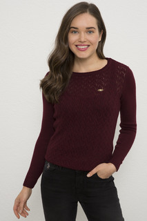 Джемпер женский U.S. POLO Assn. G082SZ0TK0HEIDI-SK20 бордовый XS
