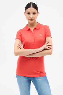 Футболка женская U.S. POLO Assn. G082SZ0110TP0123-CLR оранжевая L