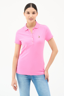 Футболка женская U.S. POLO Assn. G082SZ0110TP0123-CLR розовая L