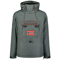 Парка мужская Geographical Norway WW5541H-GNO, с капюшоном, темно-серый, M