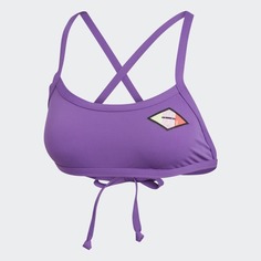 Лиф купальный Adidas, DQ3274, фиолетовый, 40