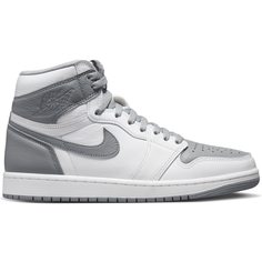 Кеды мужские Jordan AIR 1 RETRO HIGH OG серые 42 EU