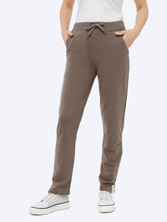 Спортивные брюки женские Vitacci TE8084-04 коричневые M