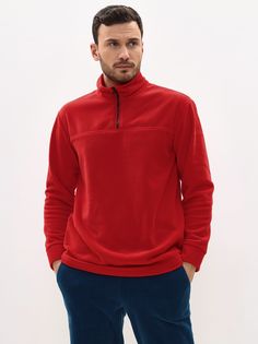 Толстовка мужская MOM №1 MOM-88-0125F красная XL