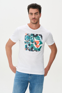 Футболка мужская Cacharel G051SZ0110SLANY белая 2XL