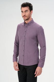 Рубашка мужская Cacharel G051SZ0040ANGOLA фиолетовая L