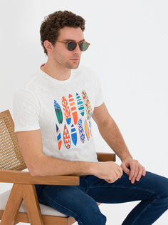 Футболка мужская Cacharel G051SZ0110SAIL белая 2XL