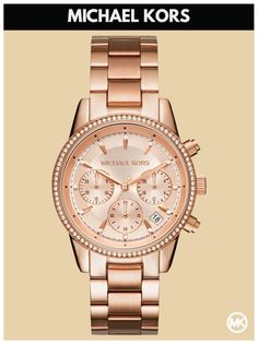 Наручные часы женские Michael Kors M6357K золотистые