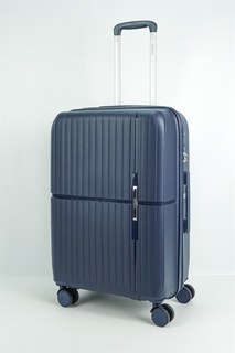 Чемодан унисекс Sweetbags Cross темно-синий, 64x43x27 см