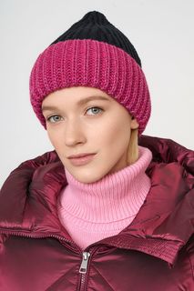 Шапка женская Baon B3423509 rose violet-black, р. 56