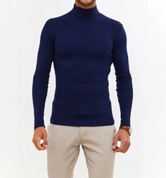 Водолазка мужская Ахмат Сила Приталенная синяя 48 RU