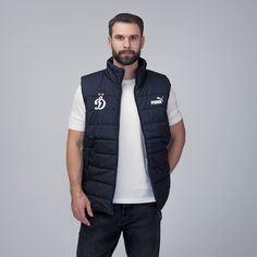 Утепленный жилет мужской ФК Динамо Москва 84893901м черный L