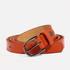 Ремень женский 9720503 оранжевый, 110х1,8 см No Brand