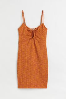 Платье H&M для женщин, оранжевый-001, размер M, 1077274001